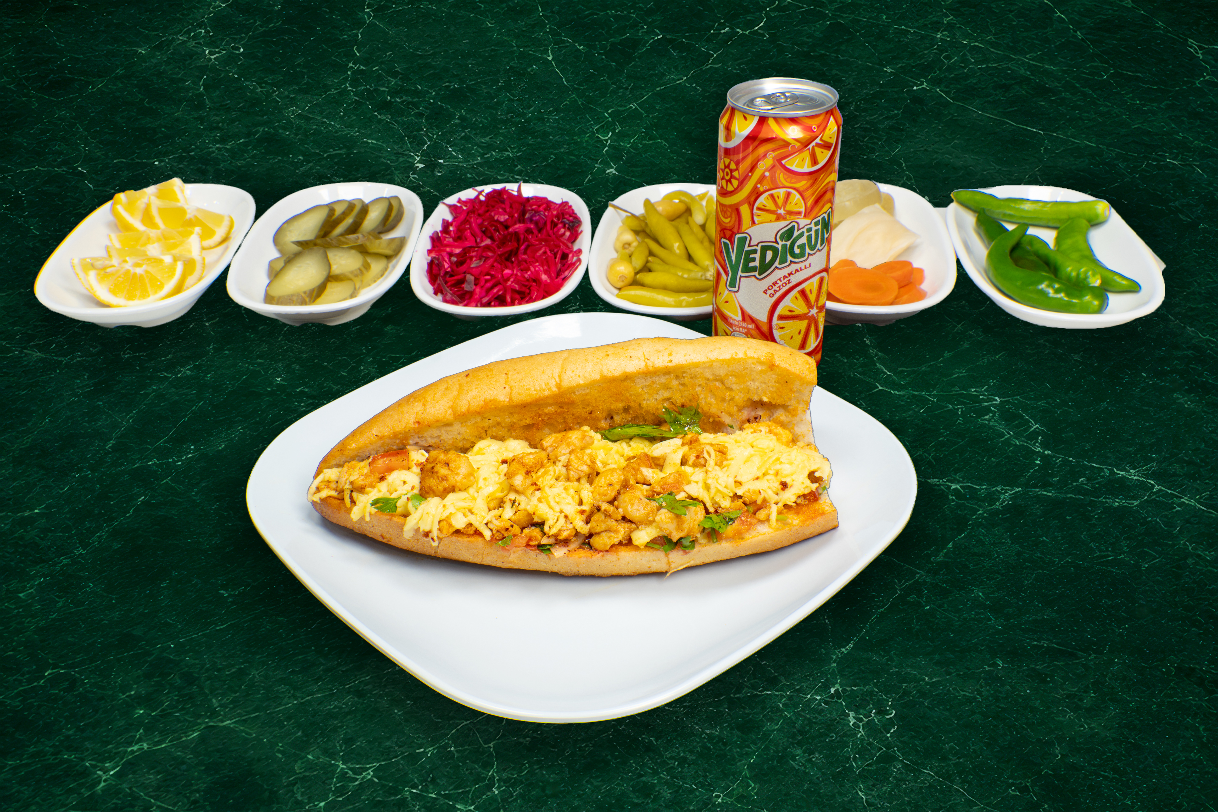 Kaşar Peynirli Tavuk Tantuni Dürüm